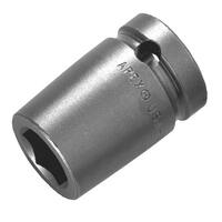 M5P14 7/16" Magnetic Standard Socket, 1/2" Square Drive